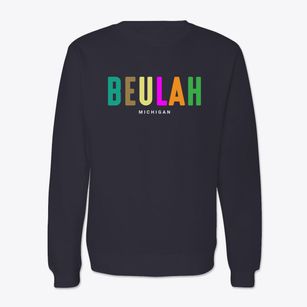 Beulah Michigan Color Pop Crewneck Sweatshirt