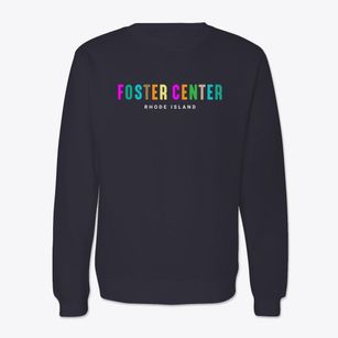 Foster Center Rhode Island Color Pop Crewneck Sweatshirt