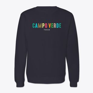 Campo Verde Texas Color Pop Crewneck Sweatshirt