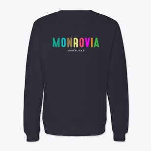Monrovia Maryland Color Pop Crewneck Sweatshirt