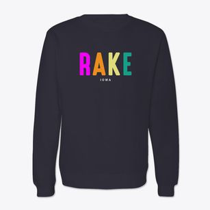 Rake Iowa Color Pop Crewneck Sweatshirt