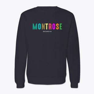 Montrose Georgia Color Pop Crewneck Sweatshirt