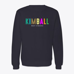 Kimball West Virginia Color Pop Crewneck Sweatshirt