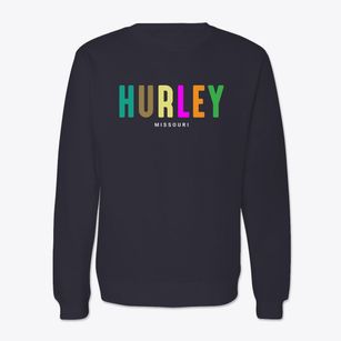 Hurley Missouri Color Pop Crewneck Sweatshirt