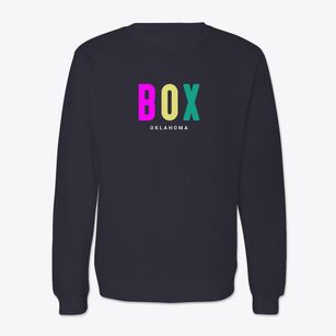 Box Oklahoma Color Pop Crewneck Sweatshirt