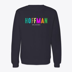 Hoffman Oklahoma Color Pop Crewneck Sweatshirt