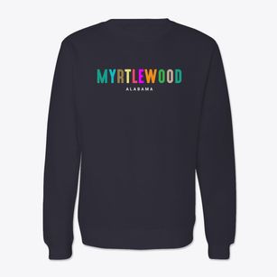 Myrtlewood Alabama Color Pop Crewneck Sweatshirt