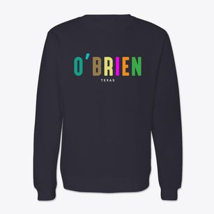 O'brien Texas Color Pop Crewneck Sweatshirt