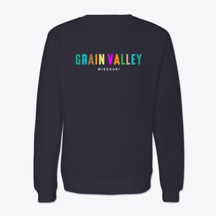Grain Valley Missouri Color Pop Crewneck Sweatshirt
