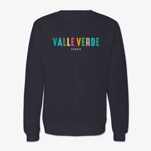 Valle Verde Texas Color Pop Crewneck Sweatshirt