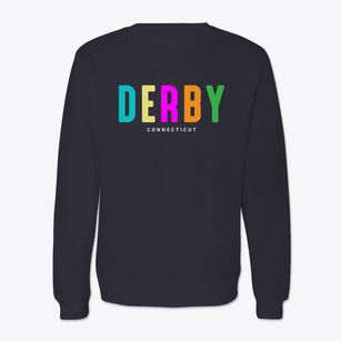 Derby Connecticut Color Pop Crewneck Sweatshirt
