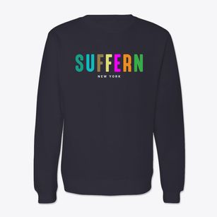 Suffern New York Color Pop Crewneck Sweatshirt