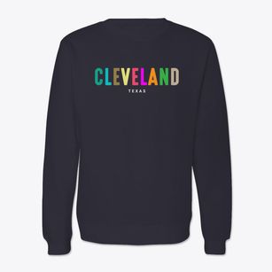 Cleveland Texas Color Pop Crewneck Sweatshirt