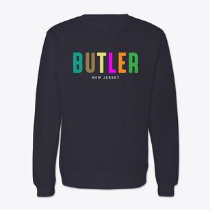Butler New Jersey Color Pop Crewneck Sweatshirt