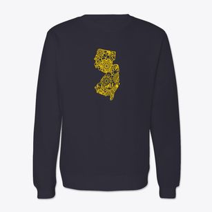  New Jersey Mandala Crewneck Sweatshirt