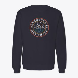   Adventure Is Out There Crewneck Sweatshirt