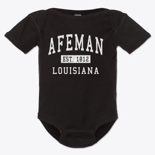 Afeman Louisiana Classic Established Baby Onesie