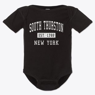 South Thurston New York Classic Established Baby Onesie