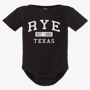 Rye Texas Classic Established Baby Onesie