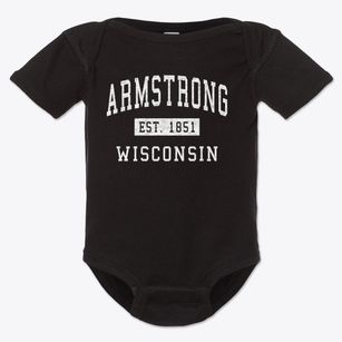 Armstrong Wisconsin Classic Established Baby Onesie