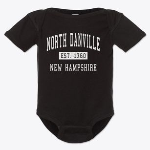 North Danville New Hampshire Classic Established Baby Onesie