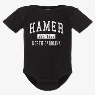 Hamer North Carolina Classic Established Baby Onesie