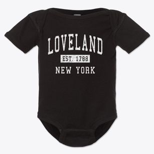 Loveland New York Classic Established Baby Onesie