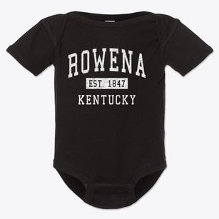 Rowena Kentucky Classic Established Baby Onesie