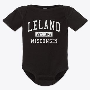 Leland Wisconsin Classic Established Baby Onesie