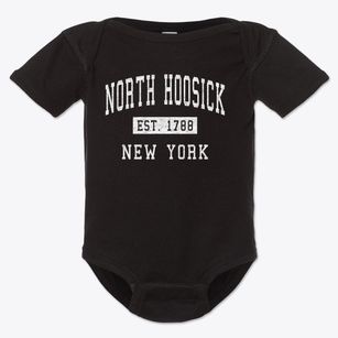 North Hoosick New York Classic Established Baby Onesie