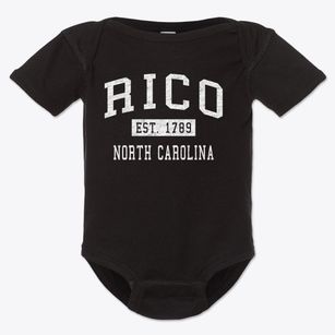 Rico North Carolina Classic Established Baby Onesie