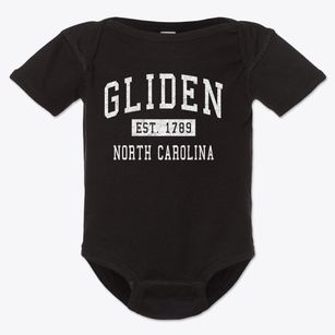 Gliden North Carolina Classic Established Baby Onesie