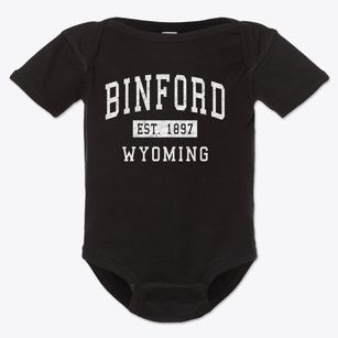 Binford Wyoming Classic Established Baby Onesie