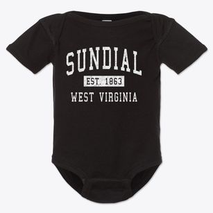 Sundial West Virginia Classic Established Baby Onesie