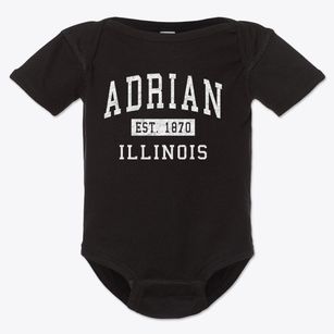 Adrian Illinois Classic Established Baby Onesie