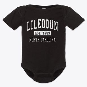 Liledoun North Carolina Classic Established Baby Onesie