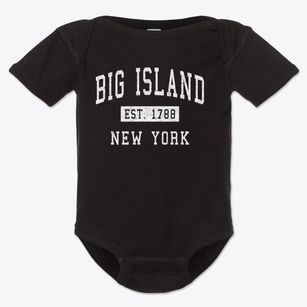 Big Island New York Classic Established Baby Onesie