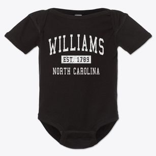 Williams North Carolina Classic Established Baby Onesie
