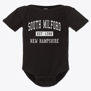South Milford New Hampshire Classic Established Baby Onesie