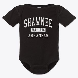 Shawnee Arkansas Classic Established Baby Onesie