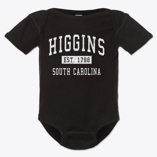 Higgins South Carolina Classic Established Baby Onesie