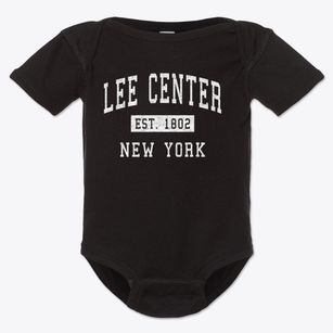 Lee Center New York Classic Established Baby Onesie