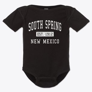 South Spring New Mexico Classic Established Baby Onesie