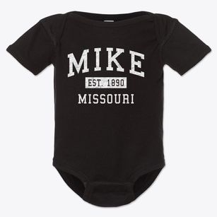 Mike Missouri Classic Established Baby Onesie