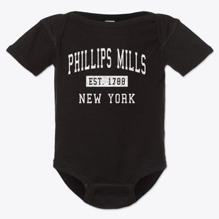 Phillips Mills New York Classic Established Baby Onesie