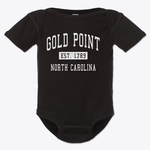 Gold Point North Carolina Classic Established Baby Onesie