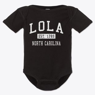 Lola North Carolina Classic Established Baby Onesie