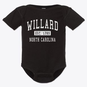 Willard North Carolina Classic Established Baby Onesie