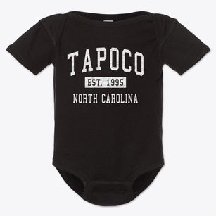 Tapoco North Carolina Classic Established Baby Onesie