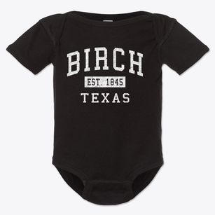 Birch Texas Classic Established Baby Onesie